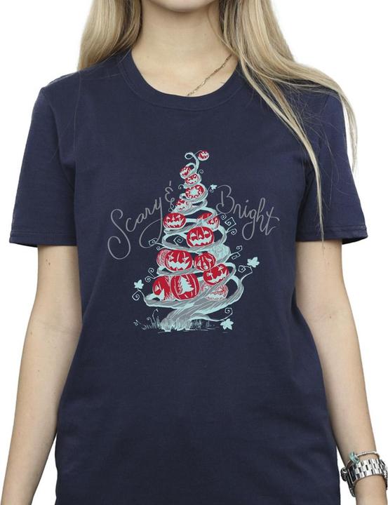 Immagine prodotto Disney The Nightmare Before Christmas Scary & Bright Maglietta Ampia Donna (M)