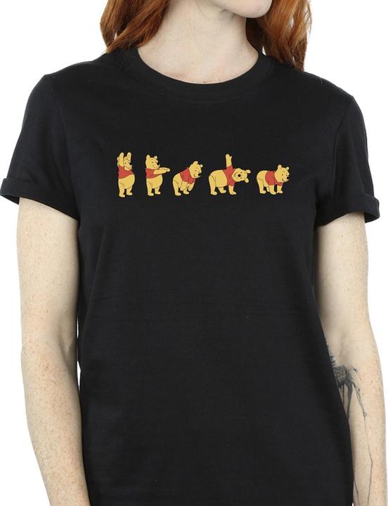 Actual product image Disney Womens/Ladies Winnie The Pooh Stretching Cotton Boyfriend T-Shirt (XL)