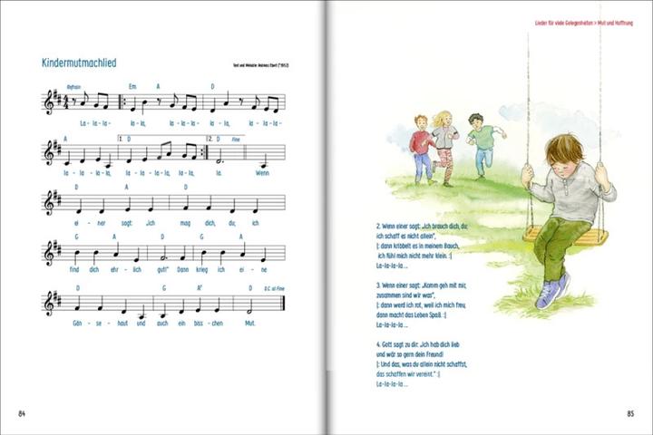 Actual product image Die 100 schönsten Kinderlieder - Mit einfachen Noten und Akkorden für Gitarre und Klavier (German, Lea Kmann Margot Kmann, 2021)