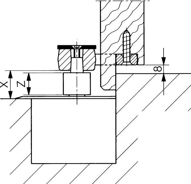 Produktbild Dormakaba Steckachse zu BTS 75V / 80 / 84 (Balkontür, Holztür, Zimmertür, Eingangstür)