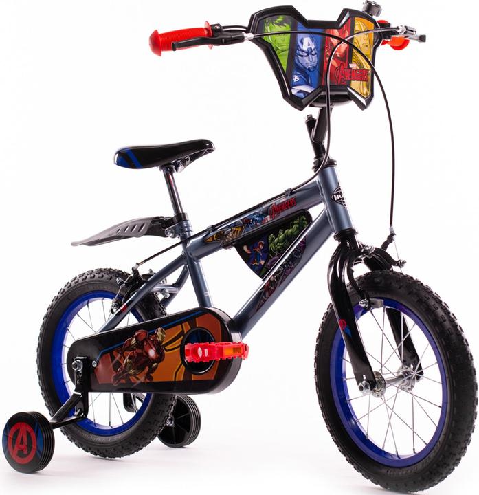 Actual product image ‎Huffy Huffy Avengers 14 Inch Bike, Grey/Black (14")