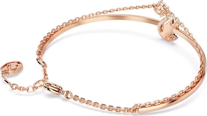 Image du produit Swarovski Iconic Swan Bracelet-jonc Cygne noir or rose (Métal Swarovski)