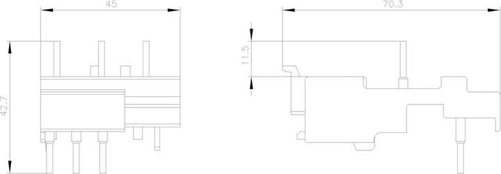 Nutritional values and ingredients Siemens Connection module for 3RV1.2