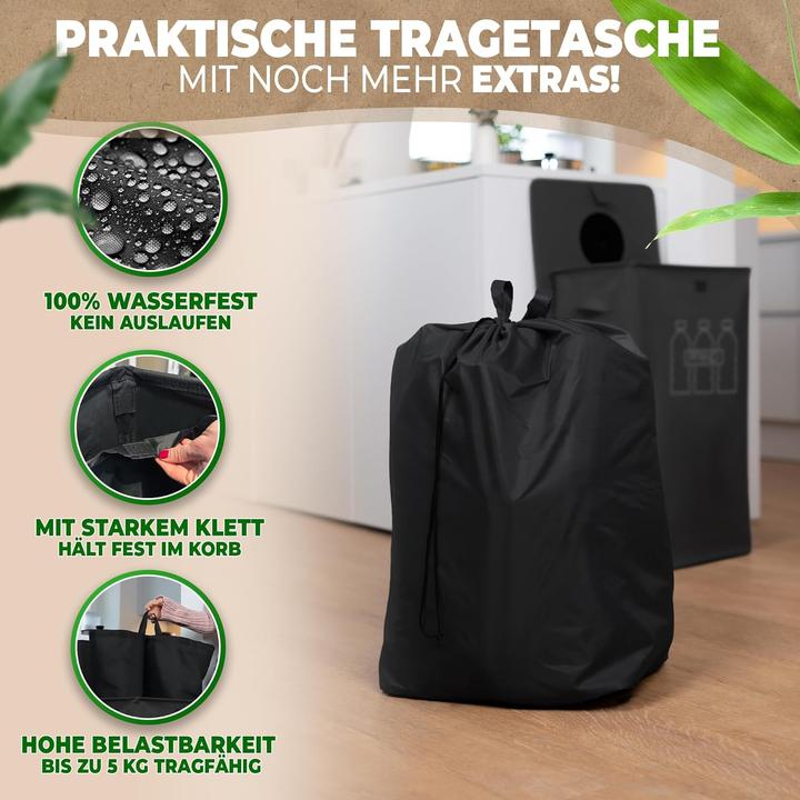 Actual product image Cottara Pfandflaschen-Sammelbehälter mit Einwurf (100 l)
