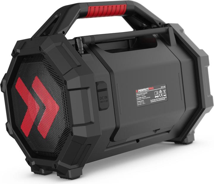 Actual product image PerfectPro Rocktagon 18V (DAB+, FM, Bluetooth)
