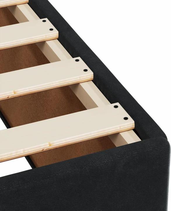 Produktbild VidaXL Bo x springbett mit Matratze 90 x 190 cm Samt (90 x 190 cm, 90 x 190 cm)