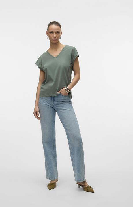 Image du produit Vero Moda Vmluna Ss V-Neck Tee Jrs Noos (L)