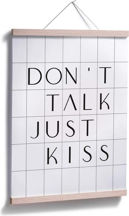 Immagine prodotto Trenddeko con Raster - Non parlare, bacia e basta (60 x 80 cm)