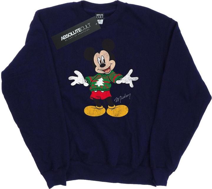 Disney Mickey Mouse Christmas Jumper Sweatshirt (XXL)