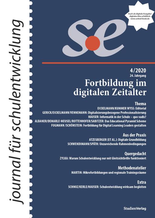 Produktbild journal für schulentwicklung 4/2020 (2020)