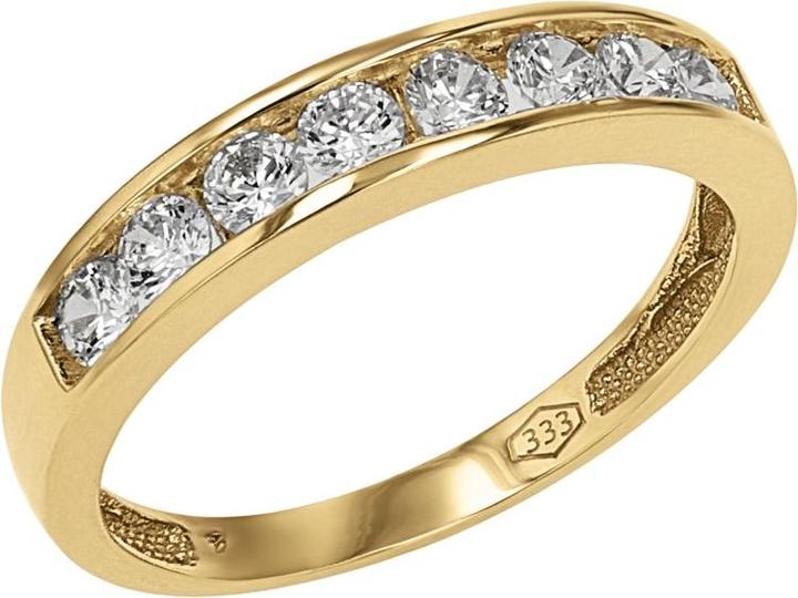 Actual product image Amor Ringe für Damen, Gold 333, Zirkonia synth. (52, 333/8 K)