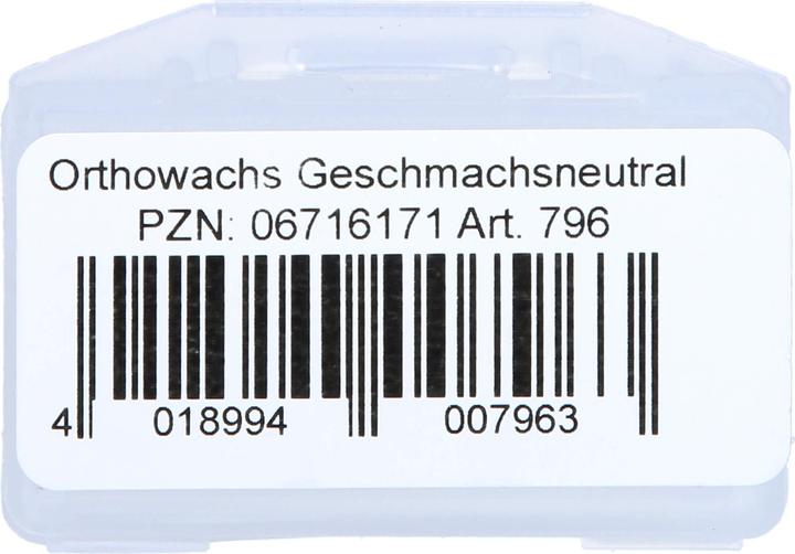 Produktbild Megadent Wachs für Zahnspangenträger, 1 St