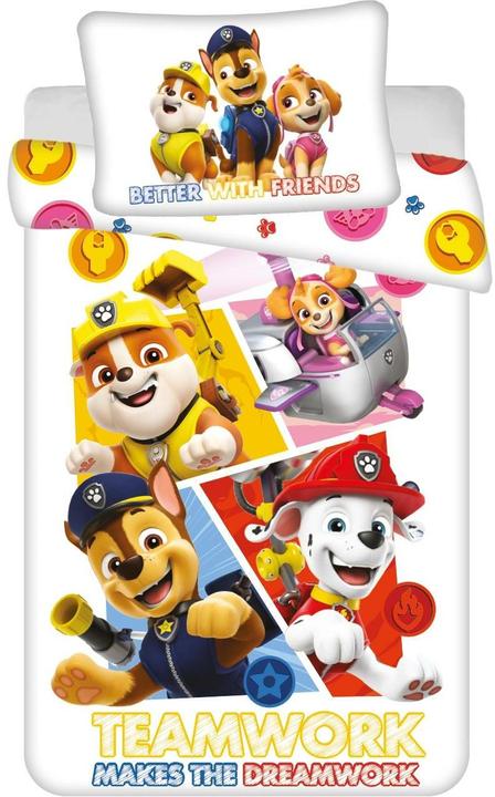 Actual product image Jerry Kinderbettwäsche Paw Patrol PP498 100 x 135 cm + 40 x 60 cm