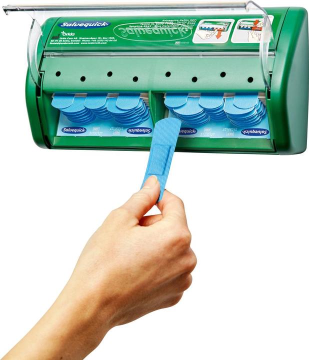 Produktbild Salvequick Pflasterspender Blue Detectable (1 x)