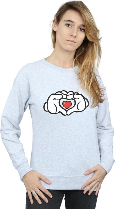 Immagine prodotto Disney Mickey Mouse Heart Hands Felpa Donna (XXL)
