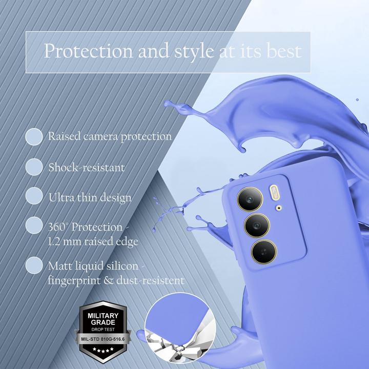 Immagine prodotto Cadorabo Custodia per Realme C75 TPU Liquid Silicone Case (Siemens CC75)