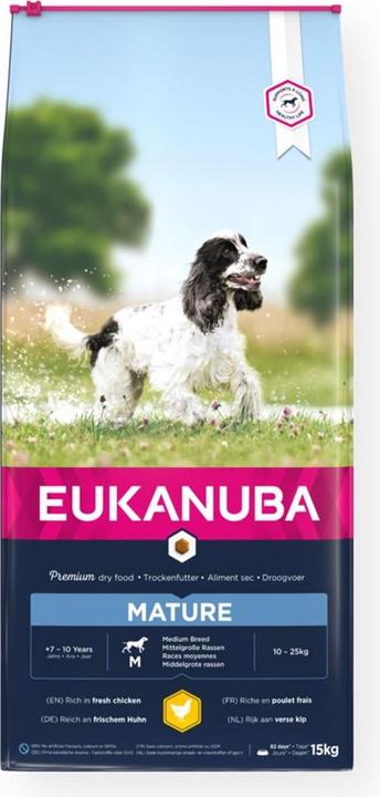 Actual product image Eukanuba Senior Medium Breed (Senior, 1 pcs., 15000 g)