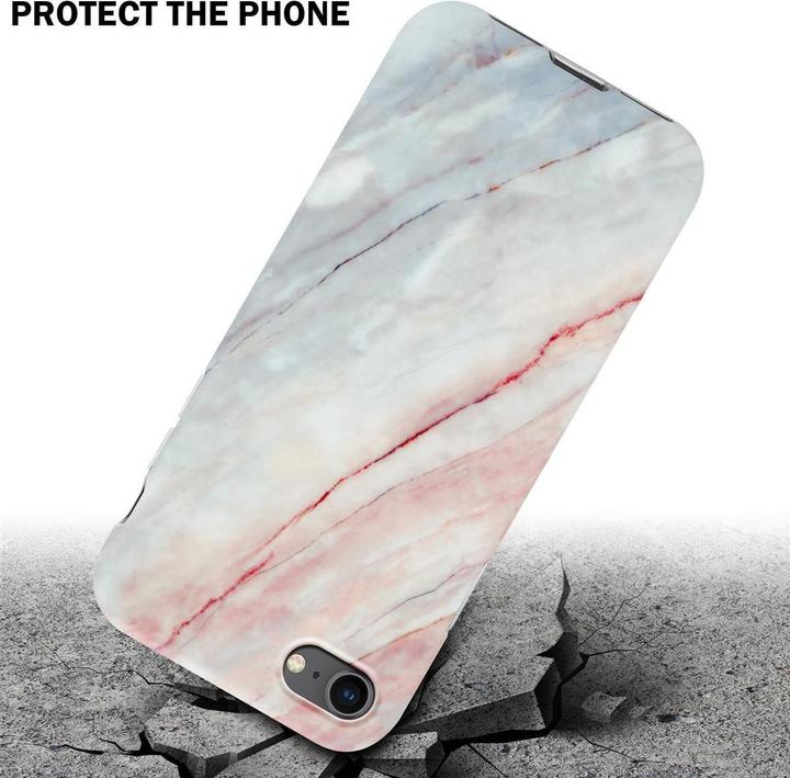 Produktbild Cadorabo IMD TPU Bunter Marmor Cover (Apple iPhone 7, Apple iPhone SE (2nd Gen))
