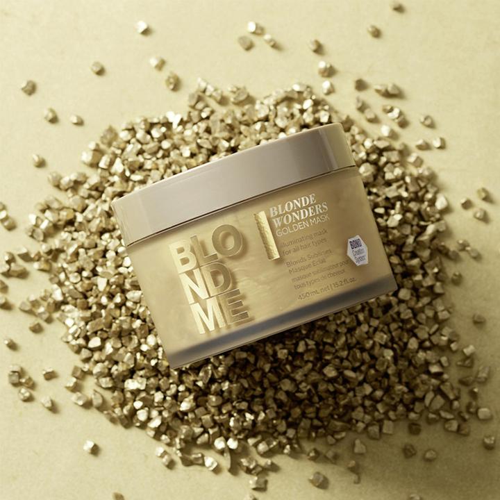 Actual product image Schwarzkopf Blondme - Blonde Wonders Golden Mask (450 ml)
