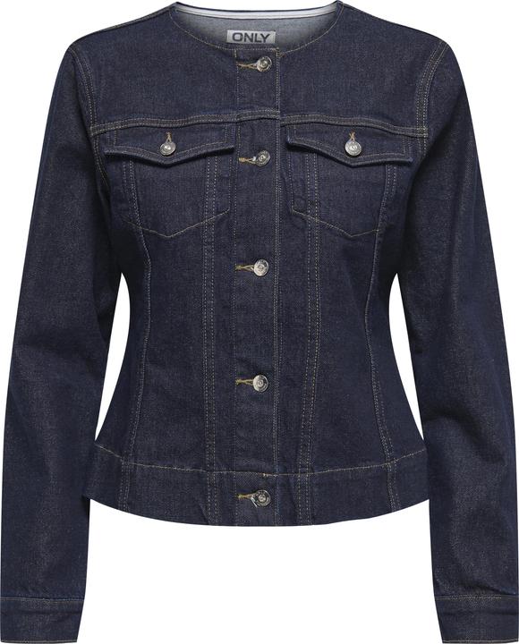 Only Rundhals Jeansjacke Jeansjacke