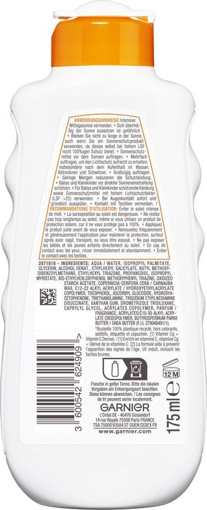 Produktbild Garnier Ambre Solaire Hydra 24 (Sonnenmilch, SPF 30, 175 ml)