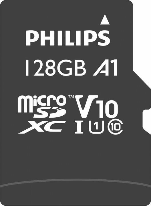 Produktbild Philips MicroSDXC Class 10 UHS-I U1 mit Adapter (128 GB, microSDXC, U1, UHS-I)