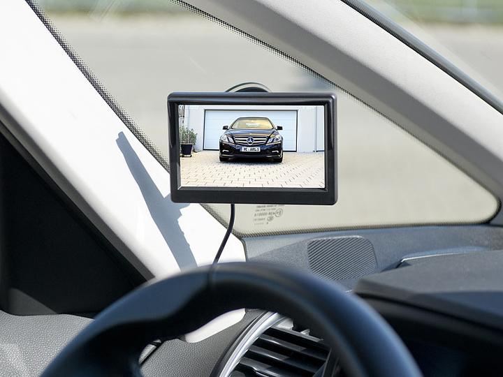 Actual product image Lescars HD wireless rear view camera