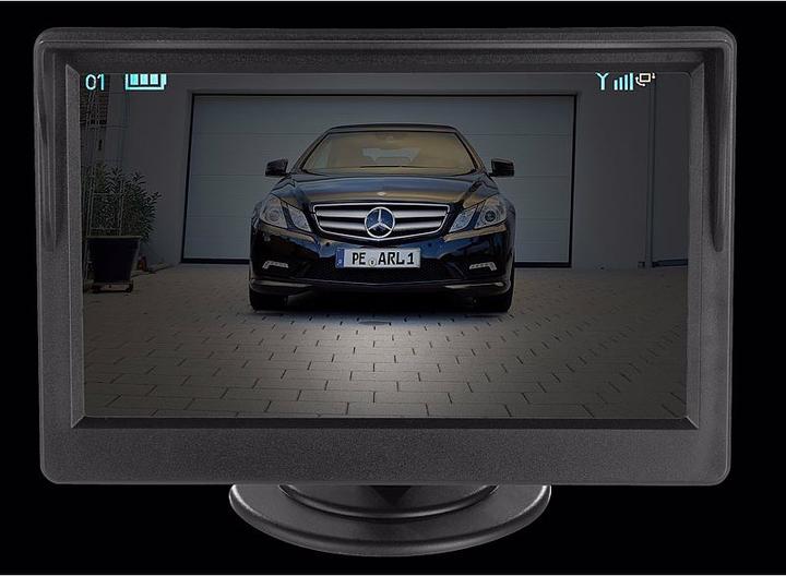 Actual product image Lescars HD wireless rear view camera