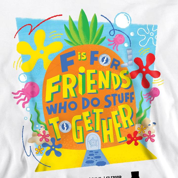Immagine prodotto Spongebob Squarepants Friends Felpa Ananas Adulto Unisex (XXL)