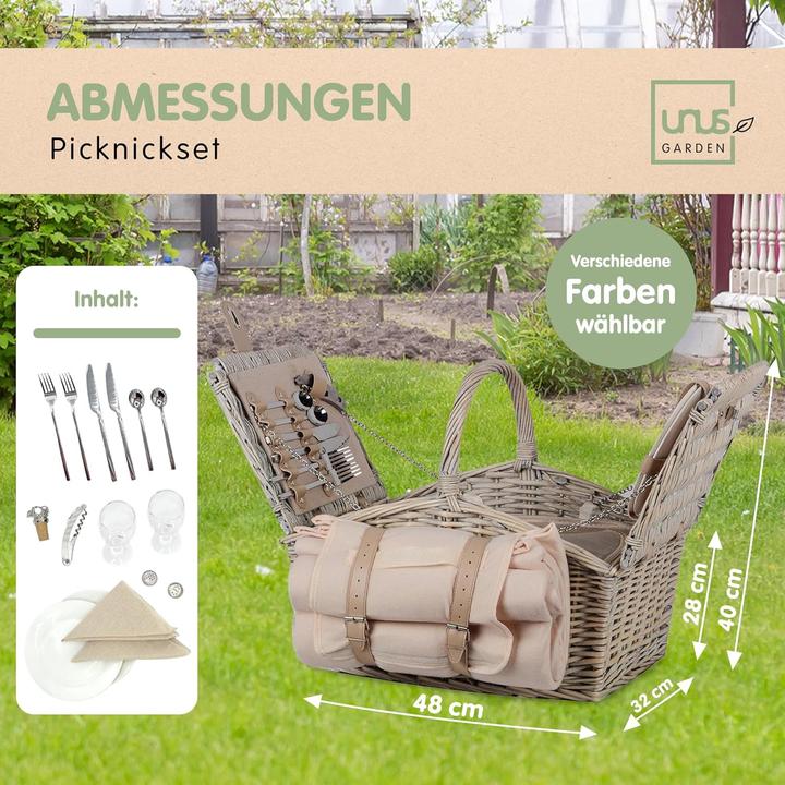 Immagine prodotto Unus Picknick Set mit Kühltasche und Decke für 2 Personen