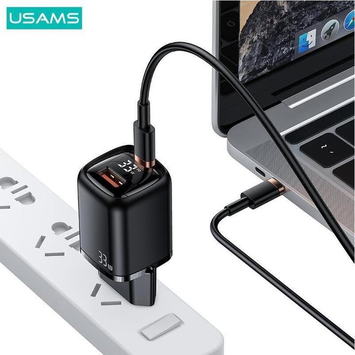 Produktbild Usams 33W QC + PD Digital Display Fast Charger (33 W)
