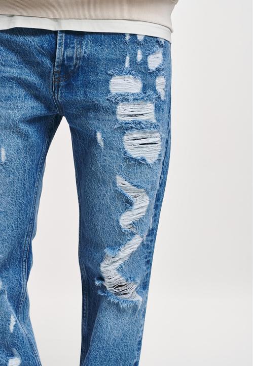 Actual product image 2Y Studios 2Y Firio Destroyed Straight Jeans - 178925 (32)
