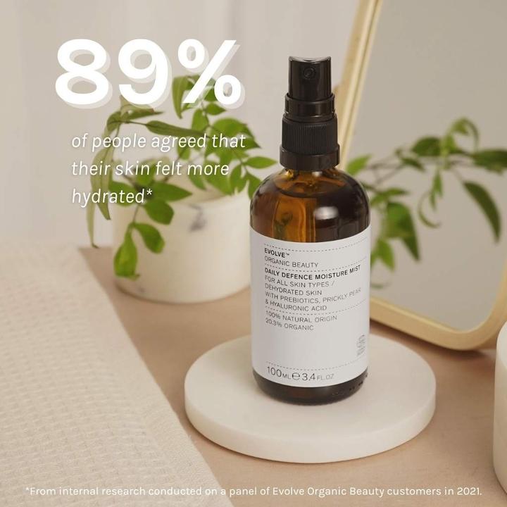 Actual product image Evolve Organic Beauty Daily Defence Moisture Mist (100 ml)
