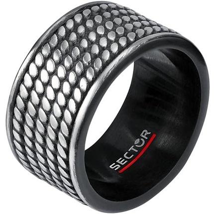 Sector VÃ½raznÃ½ ocelovÃ½ prsten Row SACX14 - Circuit: 65 mm (65, 925 Silber)