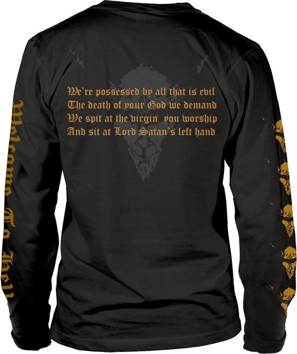 Venom Welcome To Hell Gold Print (Longsleeve)
