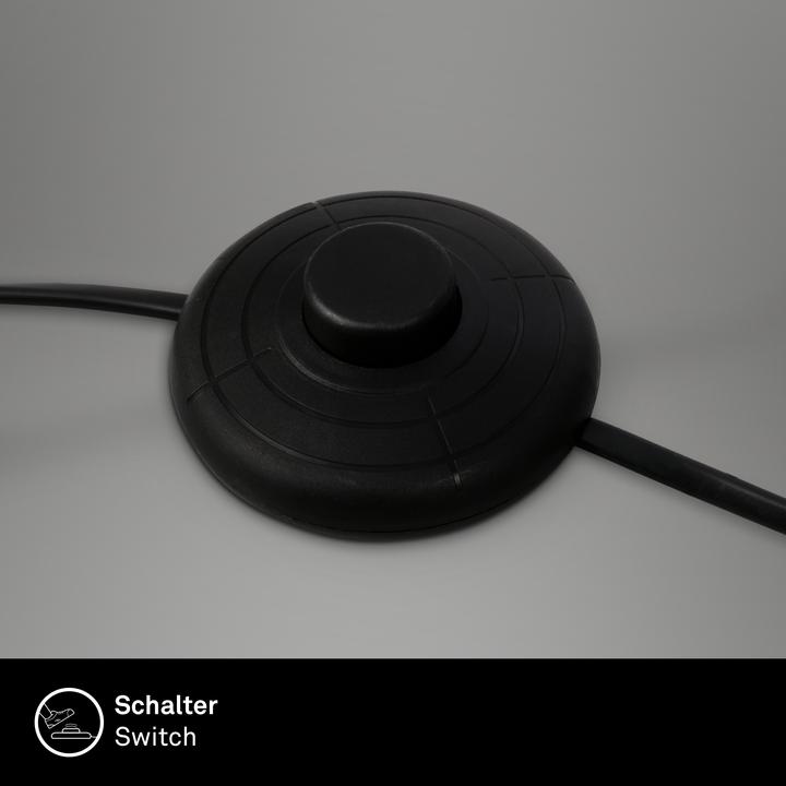 Immagine prodotto Briloner Lampada da terra, nero/naturale, excl.1x E27/max. 10W (E27)