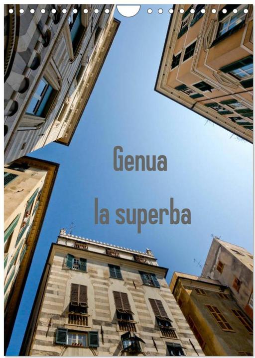 Actual product image Genoa - la superba (Wall calendar 2025 DIN A4 portrait), Monatskalender (A4, German)