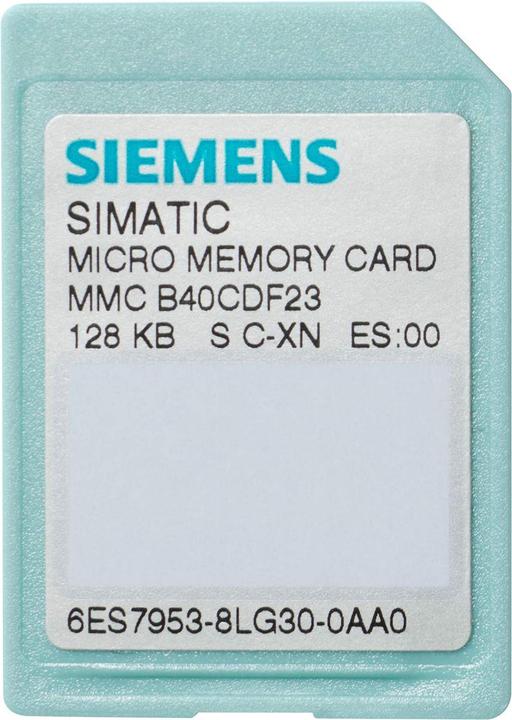 Actual product image Siemens M-Memory Card S7/300 64-KB 6ES7953-8LF31-0A 6ES79538LF310AA0 (0.00 GB)