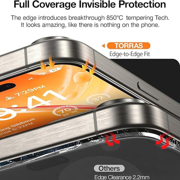 Actual product image Torras Install Master (1 Piece, Apple iPhone 14 Pro, Apple iPhone 15)
