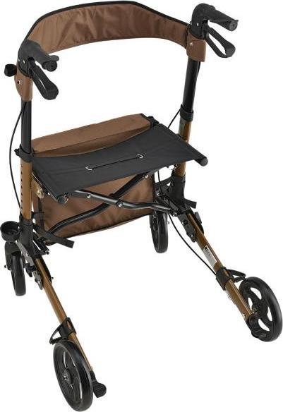 Immagine prodotto Juskys Rollator pieghevole Vital con seggiolino e borsa per la spesa