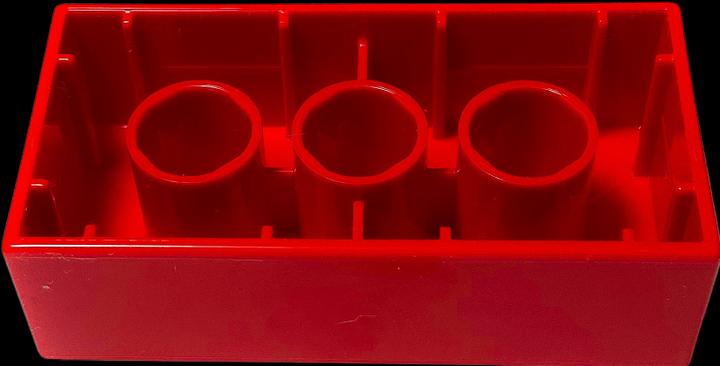 Actual product image LEGO Duplo 2x4 bricks red - 25 pieces - basic building blocks red NEW (3011)
