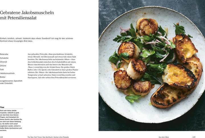 Produktbild The New York Times: Das Kochbuch. Kochen ohne Rezepte (Deutsch, Gabriele Lichtner, Sam Sifton, 2022)