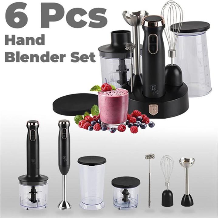 Produktbild BerlingerHaus Stabmixer Set Black Rose Collection