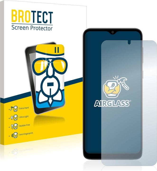 Actual product image BROTECT AirGlass Glass (1 Piece, Motorola Moto E13)