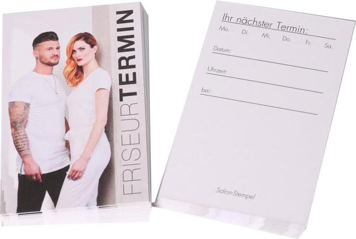 Actual product image Comair Appointment cards neutral 50 pieces