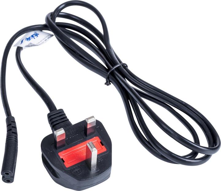 Produktbild Akyga Strom Anschlusskabel (1x Kleingeräte-Buchse C7 - 1x UK-Stecker) 1.50 m Sch (1.50 m)