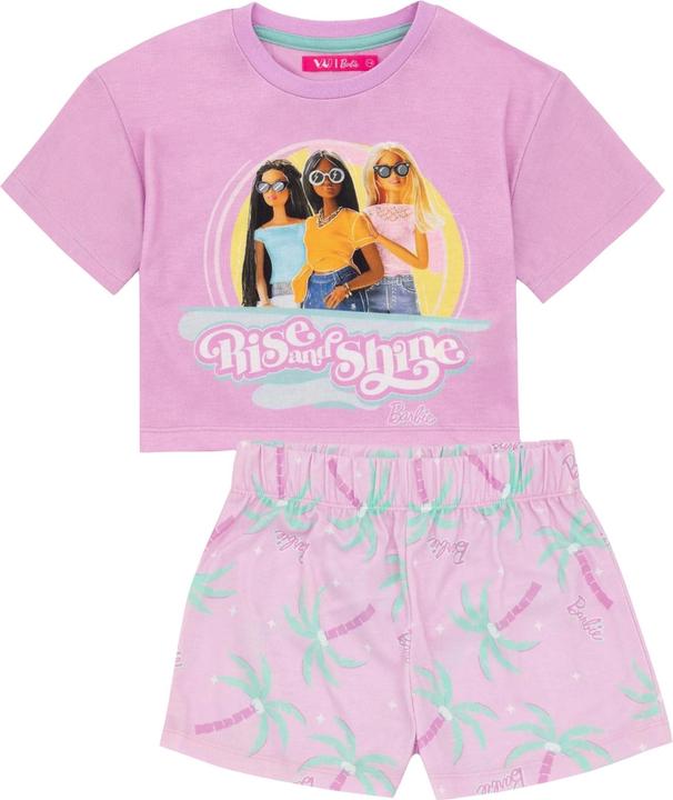 Produktbild Barbie Schlafanzug mit Shorts Mädchen (128)