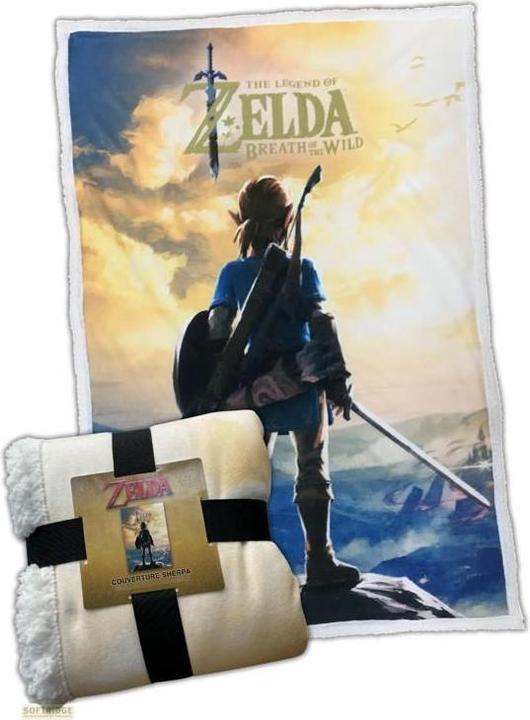 Image du produit Nintendo Couverture Sherpa : Zelda - Breath of The Wild (100 x 150 cm)