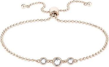 Tamaris Gold-Plated Women's Bracelet With Zircons Tiny Glimmer Tj-0608-B-22 (22 cm, 925er Silber)