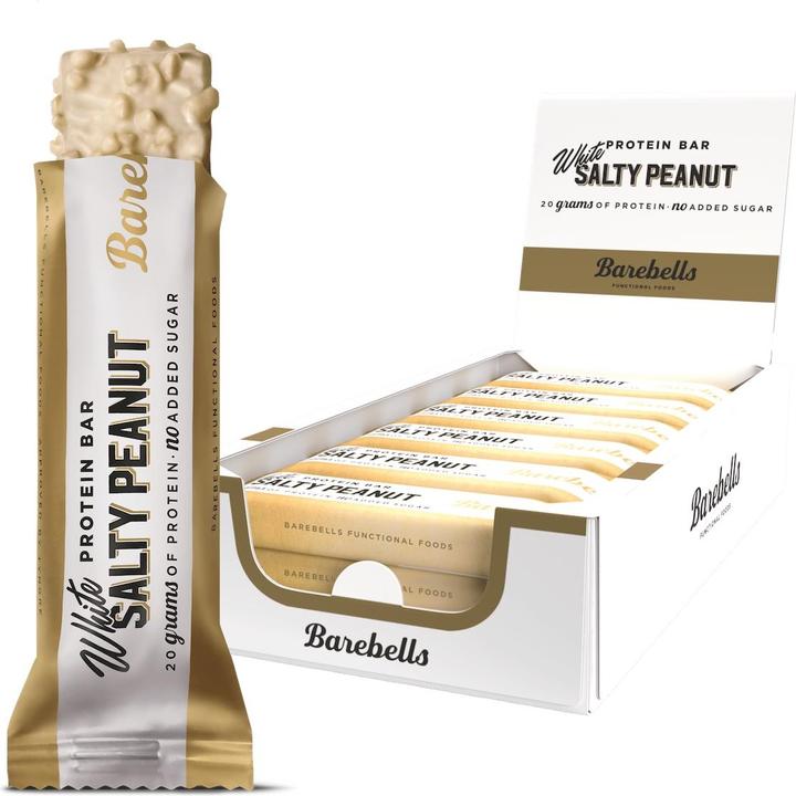 Actual product image Barebells Protein Bar (White Salty Peanut, 12 pcs., 660 g)